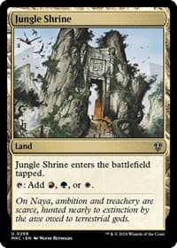 Jungle Shrine from Commander: Murders at Karlov Manor