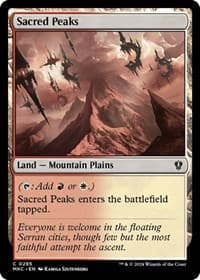 Sacred Peaks from Commander: Murders at Karlov Manor