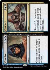 Connive // Concoct from Commander: Murders at Karlov Manor