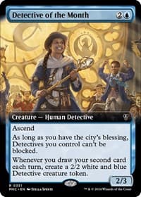 Detective of the Month (Extended Art) from Commander: Murders at Karlov Manor