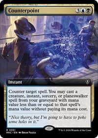 Counterpoint (Extended Art) from Commander: Murders at Karlov Manor
