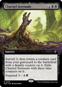 Charnel Serenade (Extended Art) from Commander: Murders at Karlov Manor