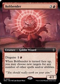 Boltbender (Extended Art) from Commander: Murders at Karlov Manor