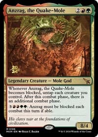 Anzrag, the Quake-Mole from Prerelease Cards