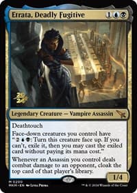 Etrata, Deadly Fugitive from Prerelease Cards