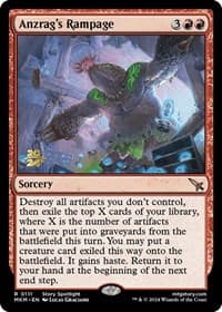 Anzrag's Rampage from Prerelease Cards