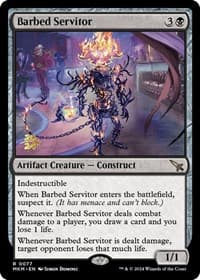 Barbed Servitor from Prerelease Cards