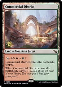 Commercial District from Prerelease Cards