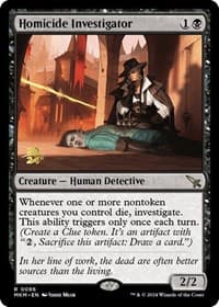 Homicide Investigator from Prerelease Cards