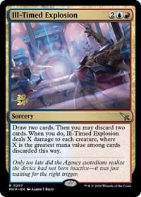 Ill-Timed Explosion from Prerelease Cards