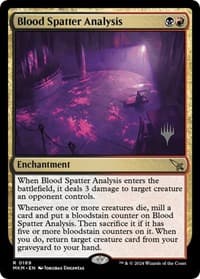 Blood Spatter Analysis from Promo Pack: Murders at Karlov Manor