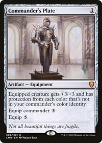 Commander's Plate from Promo Pack: Murders at Karlov Manor