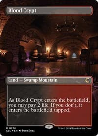 Blood Crypt (Borderless) from Ravnica: Clue Edition