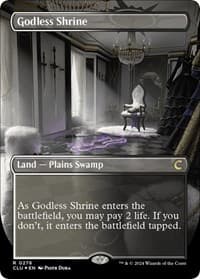 Godless Shrine (Borderless) from Ravnica: Clue Edition