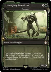 Scrounging Deathclaw - Tarmogoyf (Showcase) (Surge Foil) from Universes Beyond: Fallout