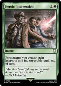 Heroic Intervention (Surge Foil) from Universes Beyond: Fallout