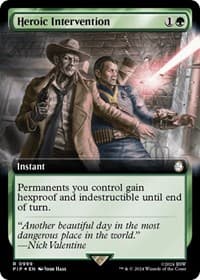 Heroic Intervention (Extended Art) (Surge Foil) from Universes Beyond: Fallout