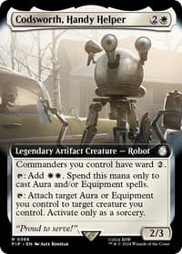 Codsworth, Handy Helper (Extended Art) from Universes Beyond: Fallout