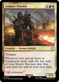 Armory Paladin (Surge Foil) from Universes Beyond: Fallout