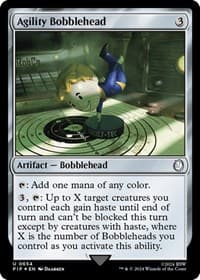 Agility Bobblehead (Surge Foil) from Universes Beyond: Fallout
