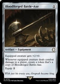 Bloodforged Battle-Axe (Surge Foil) from Universes Beyond: Fallout