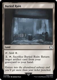 Buried Ruin (Surge Foil) from Universes Beyond: Fallout