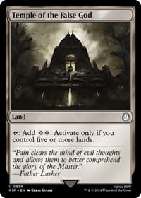 Temple of the False God (Surge Foil) from Universes Beyond: Fallout