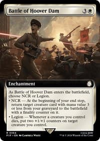 Battle of Hoover Dam (Extended Art) from Universes Beyond: Fallout