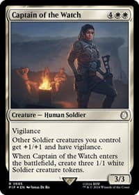 Captain of the Watch (Surge Foil) from Universes Beyond: Fallout