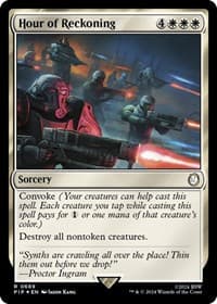 Hour of Reckoning (Surge Foil) from Universes Beyond: Fallout