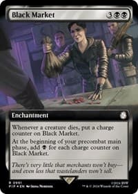 Black Market (Extended Art) (Surge Foil) from Universes Beyond: Fallout
