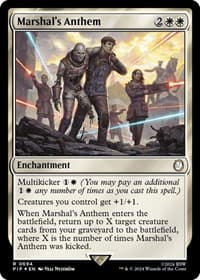 Marshal's Anthem (Surge Foil) from Universes Beyond: Fallout