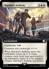 Marshal's Anthem (Extended Art) (Surge Foil) from Universes Beyond: Fallout