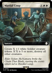 Martial Coup (Extended Art) from Universes Beyond: Fallout