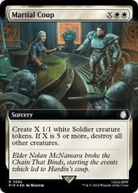 Martial Coup (Extended Art) (Surge Foil) from Universes Beyond: Fallout