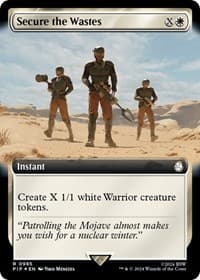 Secure the Wastes (Extended Art) (Surge Foil) from Universes Beyond: Fallout