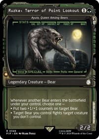 Ruzka, Terror of Point Lookout - Ayula, Queen Among Bears (Showcase) from Universes Beyond: Fallout