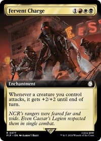 Fervent Charge (Extended Art) from Universes Beyond: Fallout
