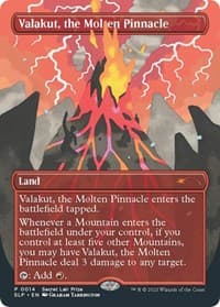 Valakut, the Molten Pinnacle from Secret Lair Showdown
