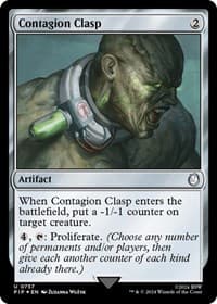 Contagion Clasp (Surge Foil) from Universes Beyond: Fallout