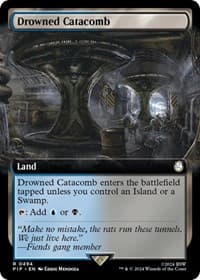 Drowned Catacomb (Extended Art) from Universes Beyond: Fallout