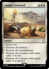 Austere Command (Surge Foil) from Universes Beyond: Fallout