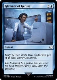 Glimmer of Genius (Surge Foil) from Universes Beyond: Fallout
