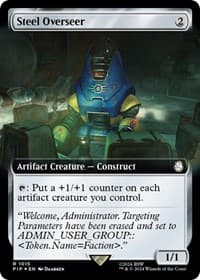 Steel Overseer (Extended Art) (Surge Foil) from Universes Beyond: Fallout