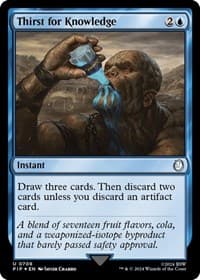 Thirst for Knowledge (Surge Foil) from Universes Beyond: Fallout