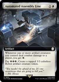 Automated Assembly Line (Extended Art) (Surge Foil) from Universes Beyond: Fallout