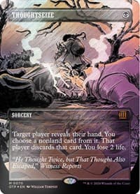 Thoughtseize (Textured Foil) from Outlaws of Thunder Junction: Breaking News