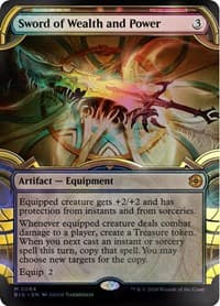 Sword of Wealth and Power (Showcase) (Raised Foil) from Outlaws of Thunder Junction: The Big Score
