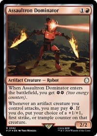 Assaultron Dominator (Surge Foil) from Universes Beyond: Fallout
