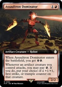 Assaultron Dominator (Extended Art) from Universes Beyond: Fallout